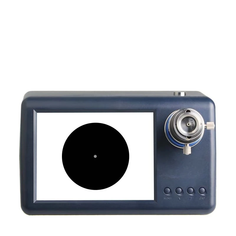 

High definition fiber optic end face tester double magnification interface connector