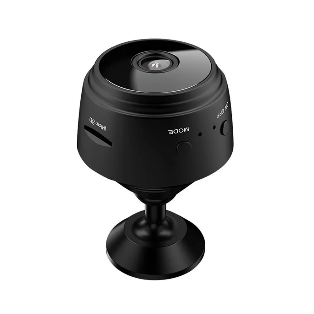 Mini câmera WiFi HD, gravador de voz sem fio, monitoramento de segurança mais recente, suporta roteador 2.4GHz, A9, 1080p