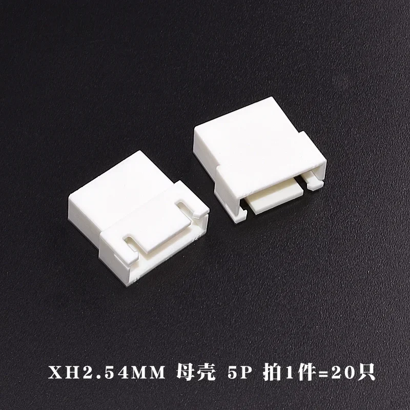 20Pcs XH2.54 TJC3 Female Connector Housing 2.54mm Pitch 2P/3P/4P/5P/6P/7P/8P/9P/10 Pin XH Air Docking Plug Plastic Shell