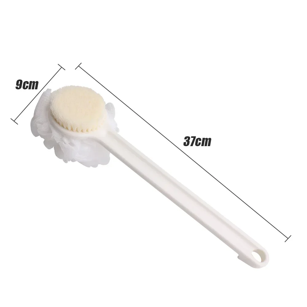 1Pcs Long Handle Shower Body Brush Bathing Massage Double Side Back Body Exfoliating Brush Bathroom Wash Brush Bath Tools