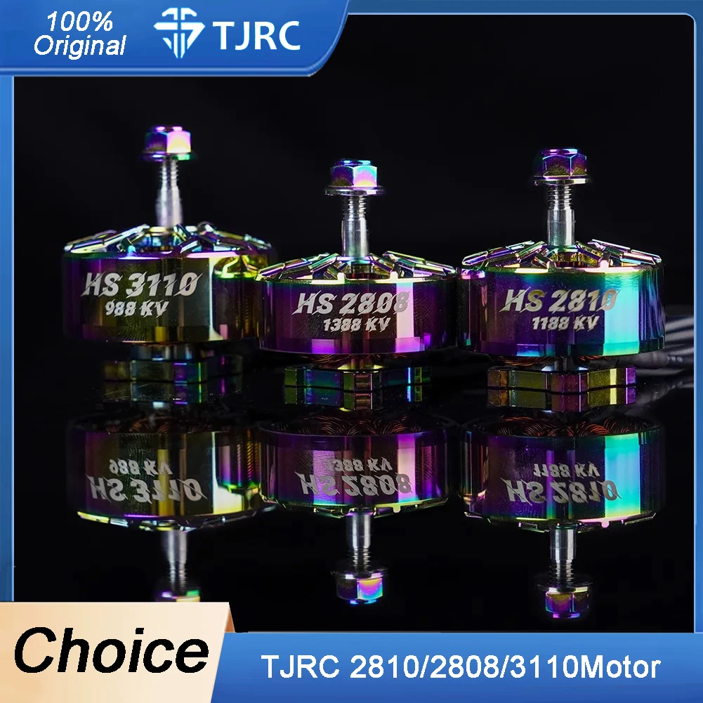 

TJRC 2810 1188KV/2808 1388KV/3110 988KV 6S бесщеточный двигатель-высокий крутящий момент для RC FPV квадрокоптера Racing Freestyle Drone DIY Запчасти