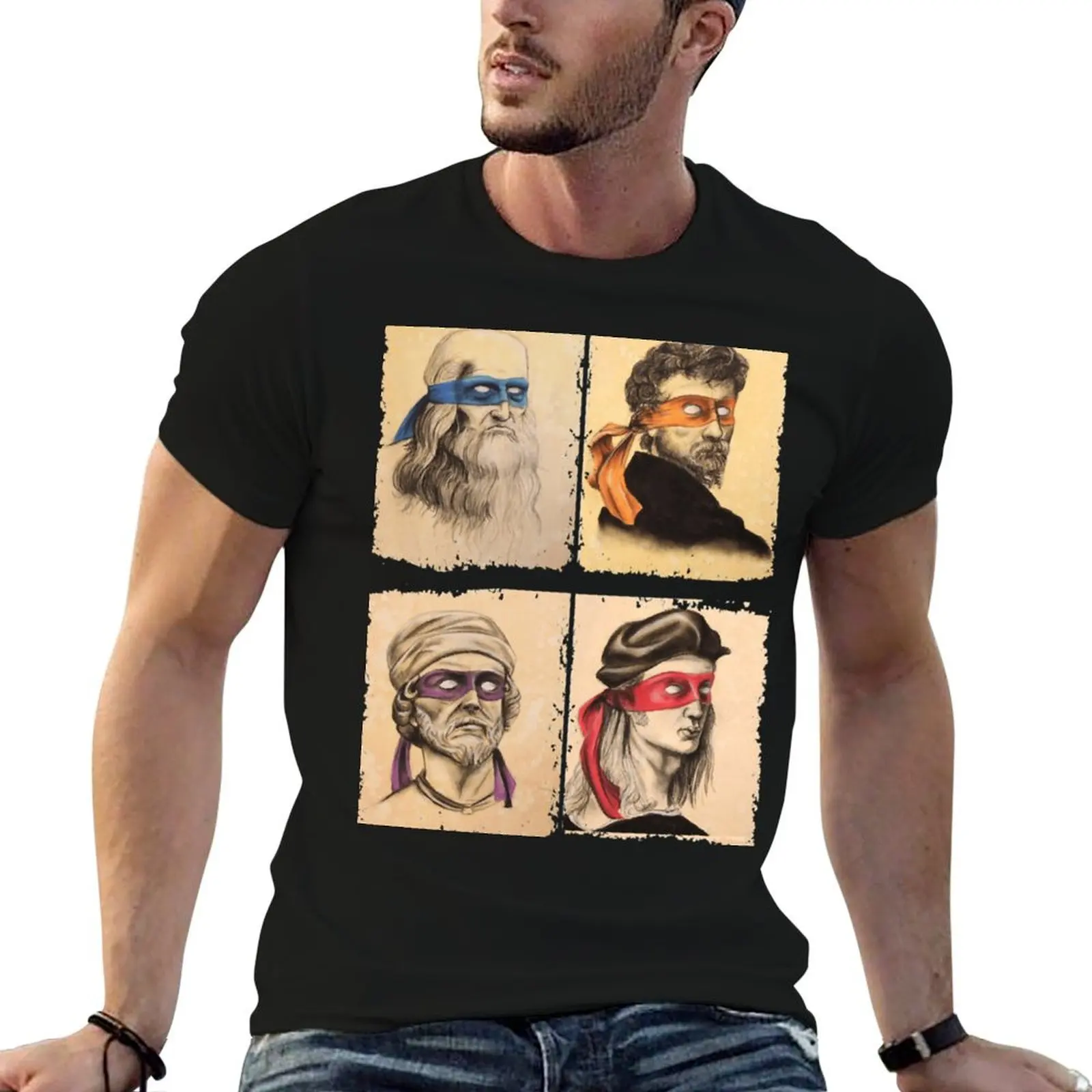 

Funny Italian Artists Turtles Art Lovers Gift Renaissance Ninja Artists for women me T-Shirt T-Shirt