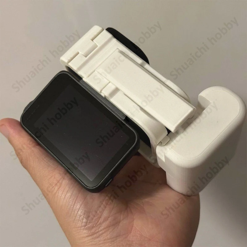 1PCS Street Photography Grip 3D Printed Cage Mounted Shutter Handle Action Camera Outdoor Shooting Part For Insta360 Acepro2/pro