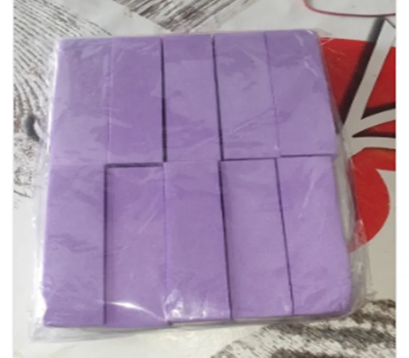 Hot Sale Purple 23*23mm Buffer Buffing Sanding Art Nail Files Block Acrylic Nail Art Tips Manicure Tools Nail Buffer Block