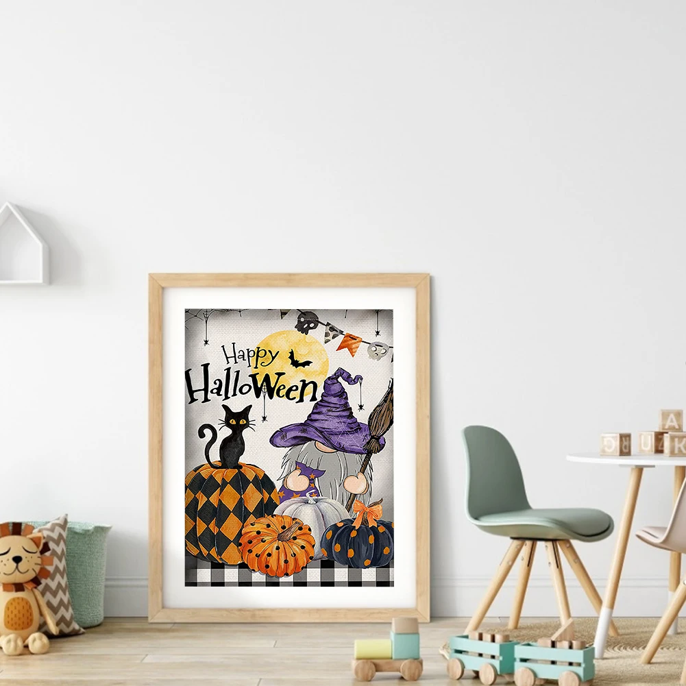 

5D Kit Rhinestone DIY Halloween Goblin Full Round Drill Diamond Painting