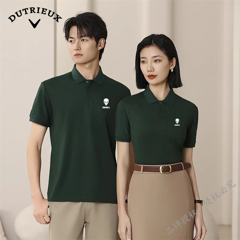 

Summer Men&Woman Golf Shirt Fashion Casual Short Sleeve MARK Golf Sports Clothing Quick Dry LONA Breathable Polo T Shirt Tops