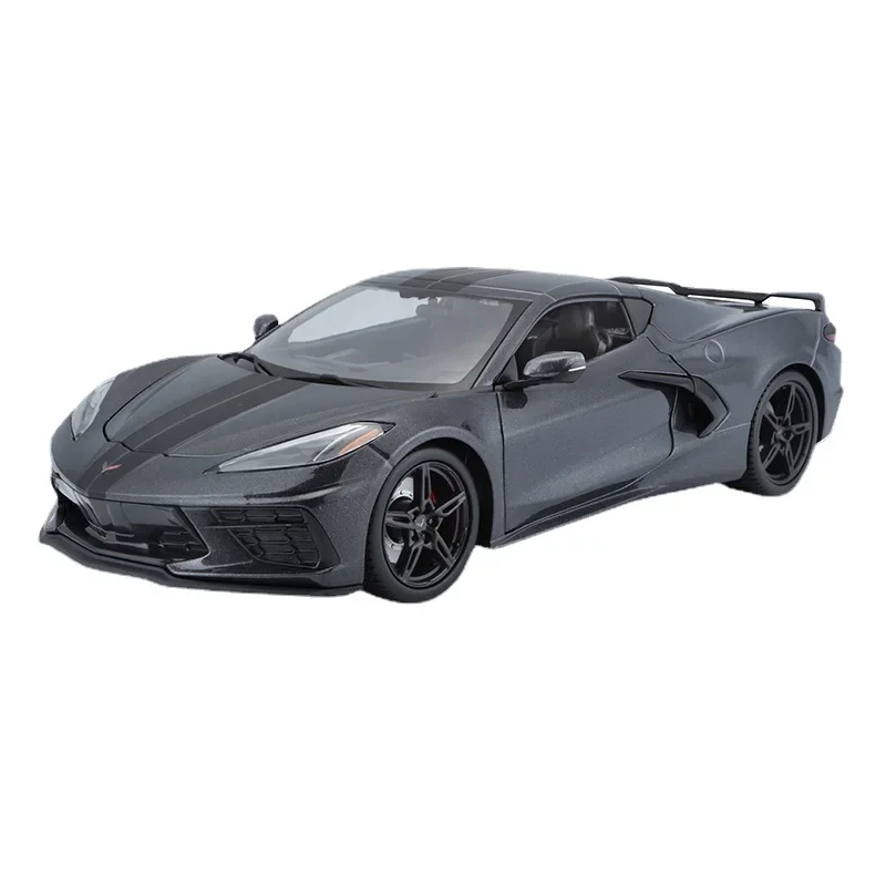 Maisto Chevrolet Corvette  1:18 2020 Stingray Coupe Sports Car Diecast Model Edition Alloy Luxury Sports Vehicle Model Car Gifts