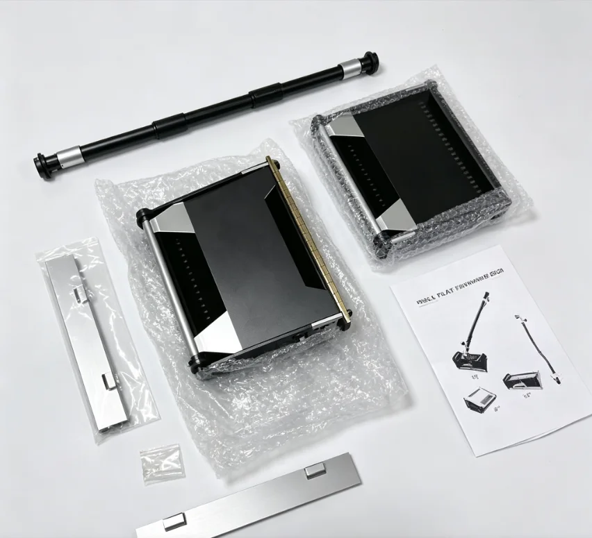 Professional Drywall Finishing Box Tool,3pcs Box( 8" -10"-12" )Drywall Flat Finishing Box with 1  Retractable Pole