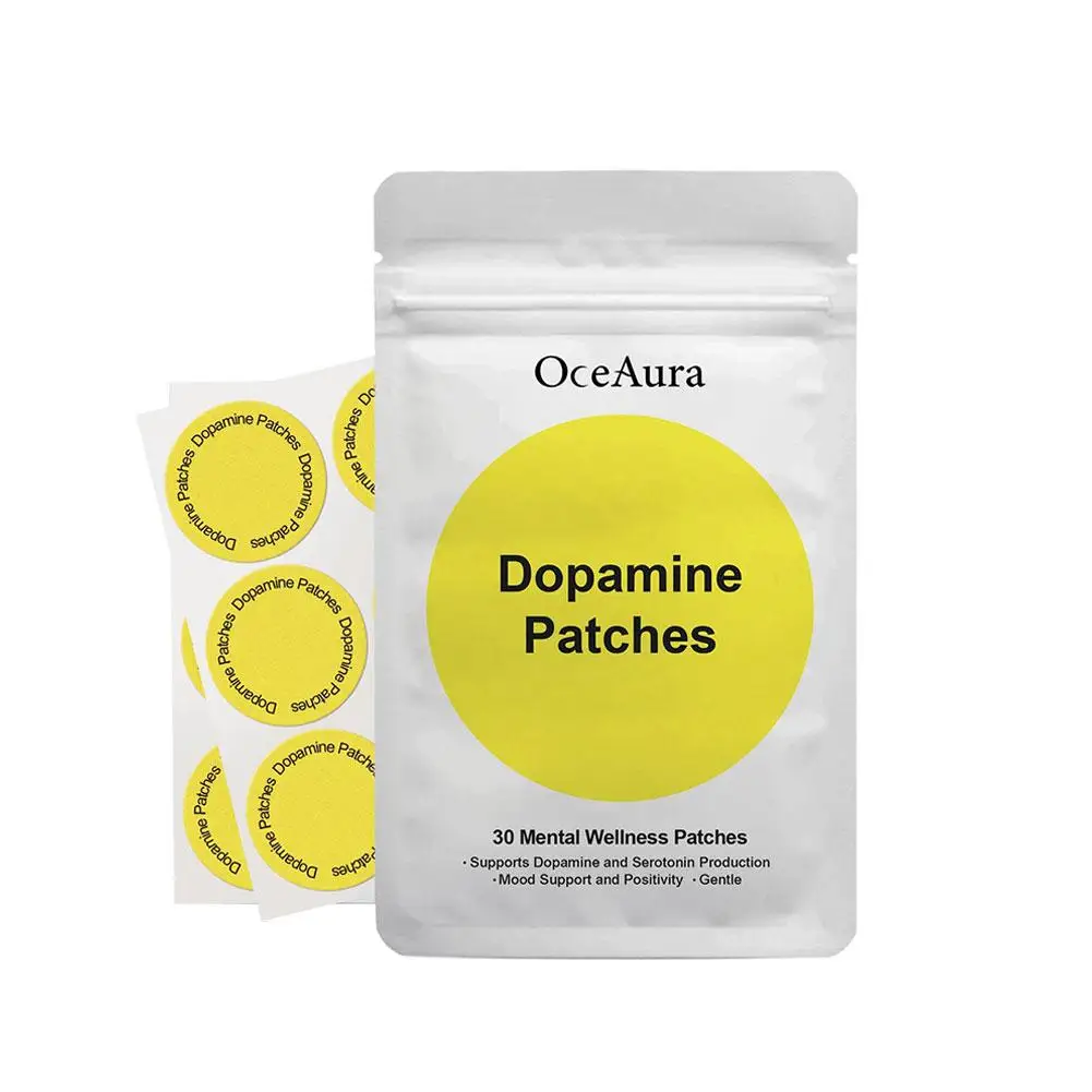 1-10bags Dopamine Patch 30 Mental Wellness Patches Promote Digestion Accelerate Detoxify Improve Mood Body Care Patches