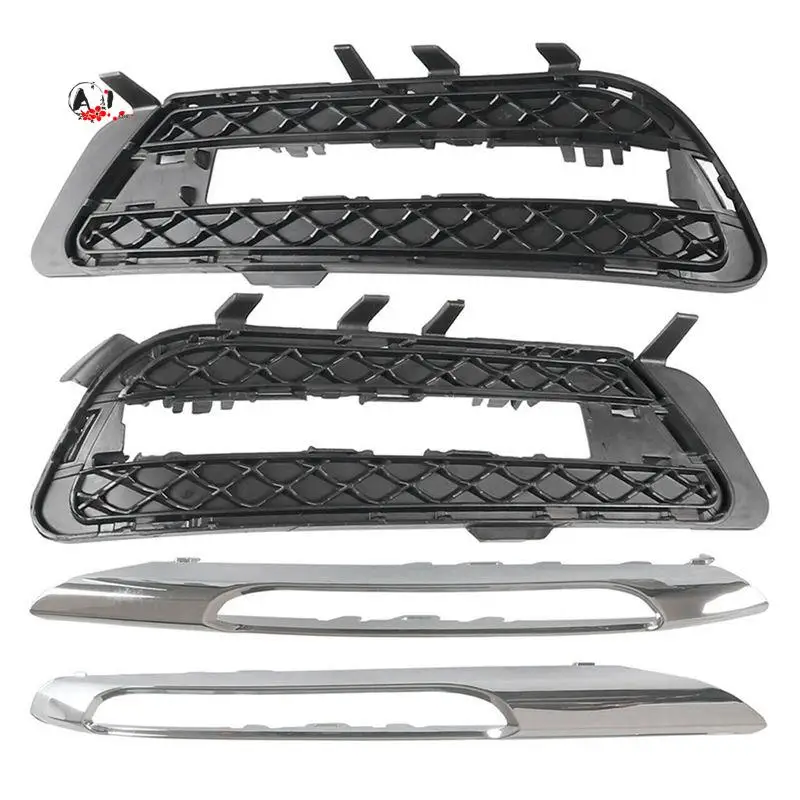 

A10E-2128851723 2128851823 2128851774 2128851874 Fog Lamp Grille Cover + Decorative Strip Car For Mercedes-Benz E-Class W212