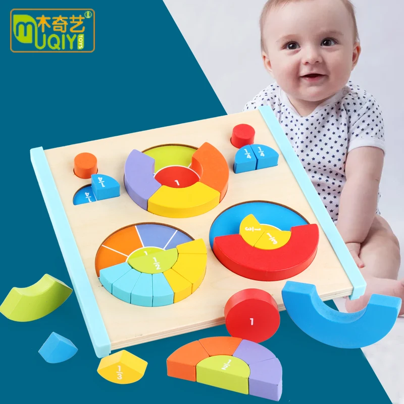 

Children's Wooden Montessori Toys Kids Logical Thinking Training Color Cognition Early Learning Educational Board Game