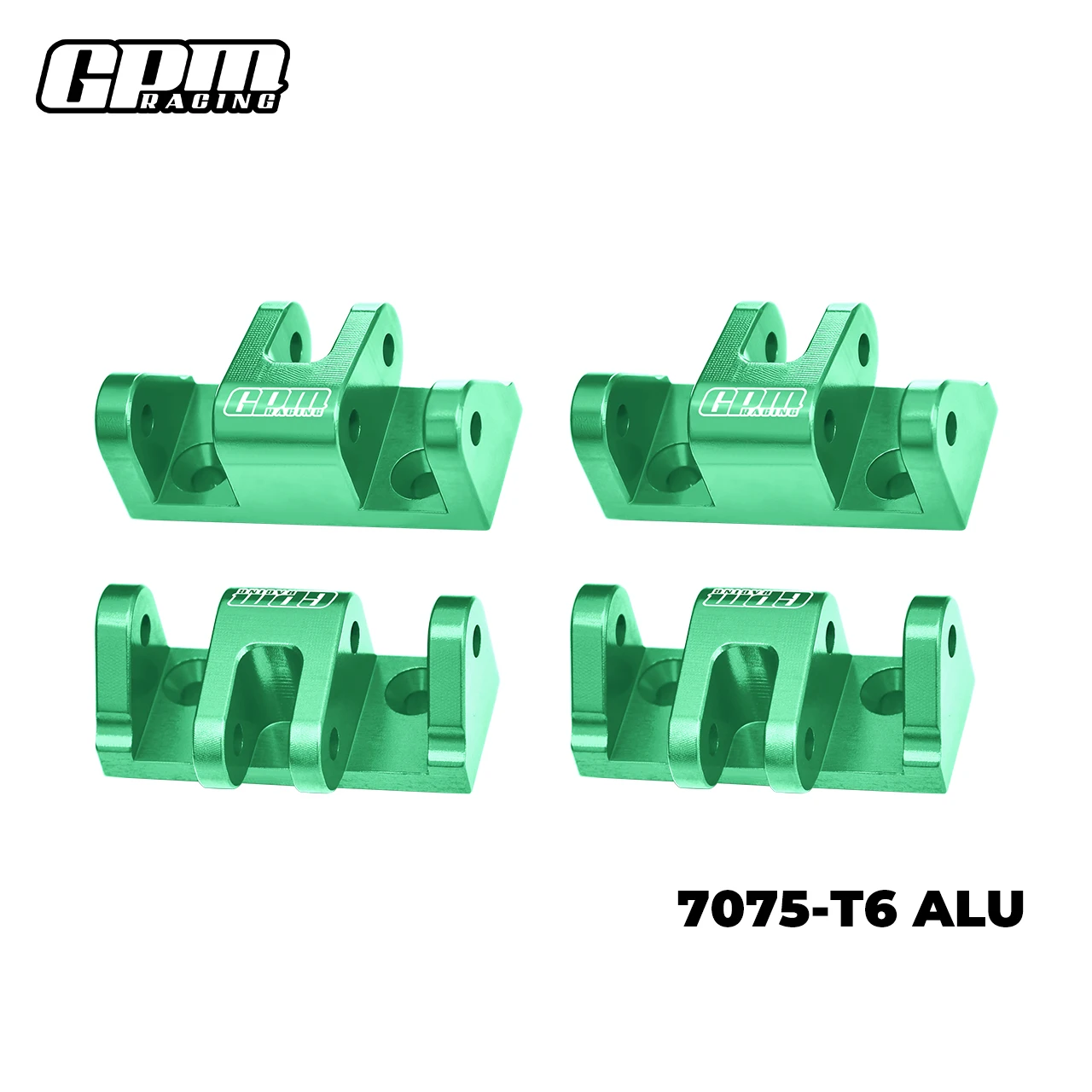 Soporte de choque inferior de aleación GPM 7075-T6 para LOSI 1/8 LMT 2,0 Grave Digger 4X4 -LOS04028