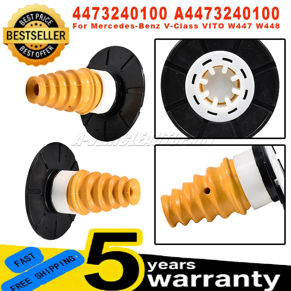 

4473240100 Новый для Mercedes-Benz V-Class Vito W447, 2 шт., вспомогательная пружина заднего моста автомобиля, буфер остановки подвески A4473240100