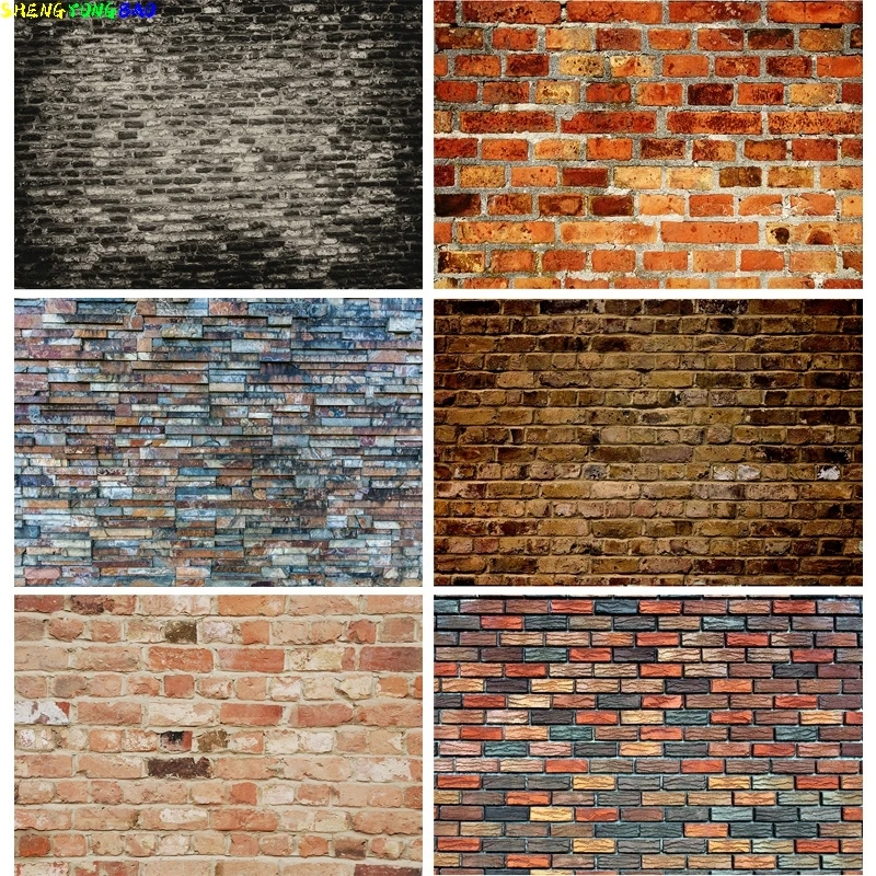 

Vinyl Custom Photography Backdrops Vintage Brick Wall Theme Photo Background Studio Prop 2187 ZZQQ-03
