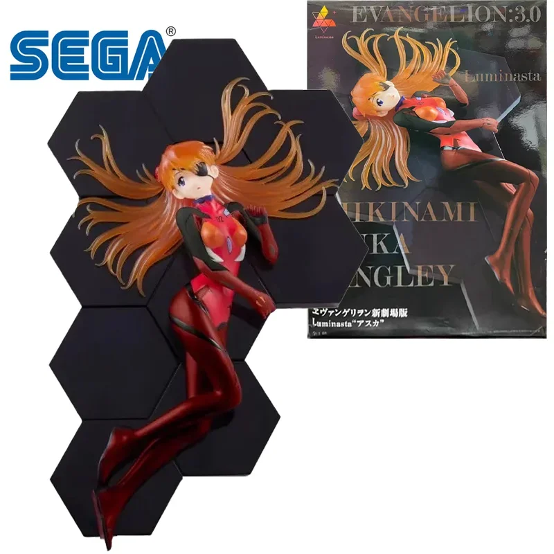 

Оригинальная Аниме Фигурка SEGA LuminastaEVA Soryu Asuka Langrey, игрушки для мальчиков и девочек, детские подарки на день рождения, коллекционные