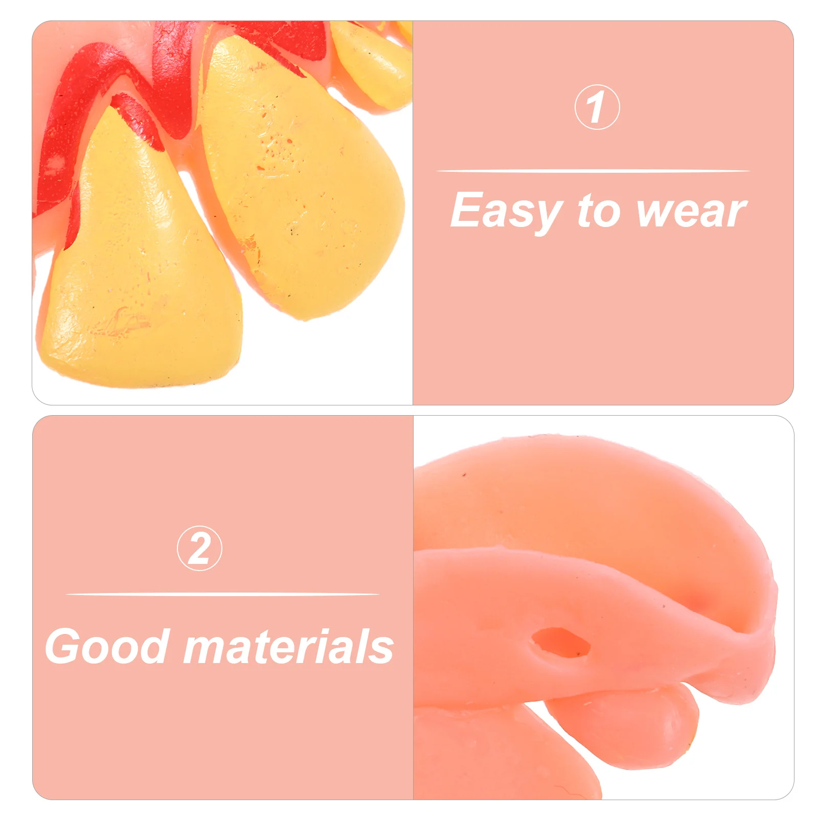 

Halloween Fake Teeth Prop Teeth Party Dentures Creative Scary Funny Costume Accessories for Cosplay Decoration