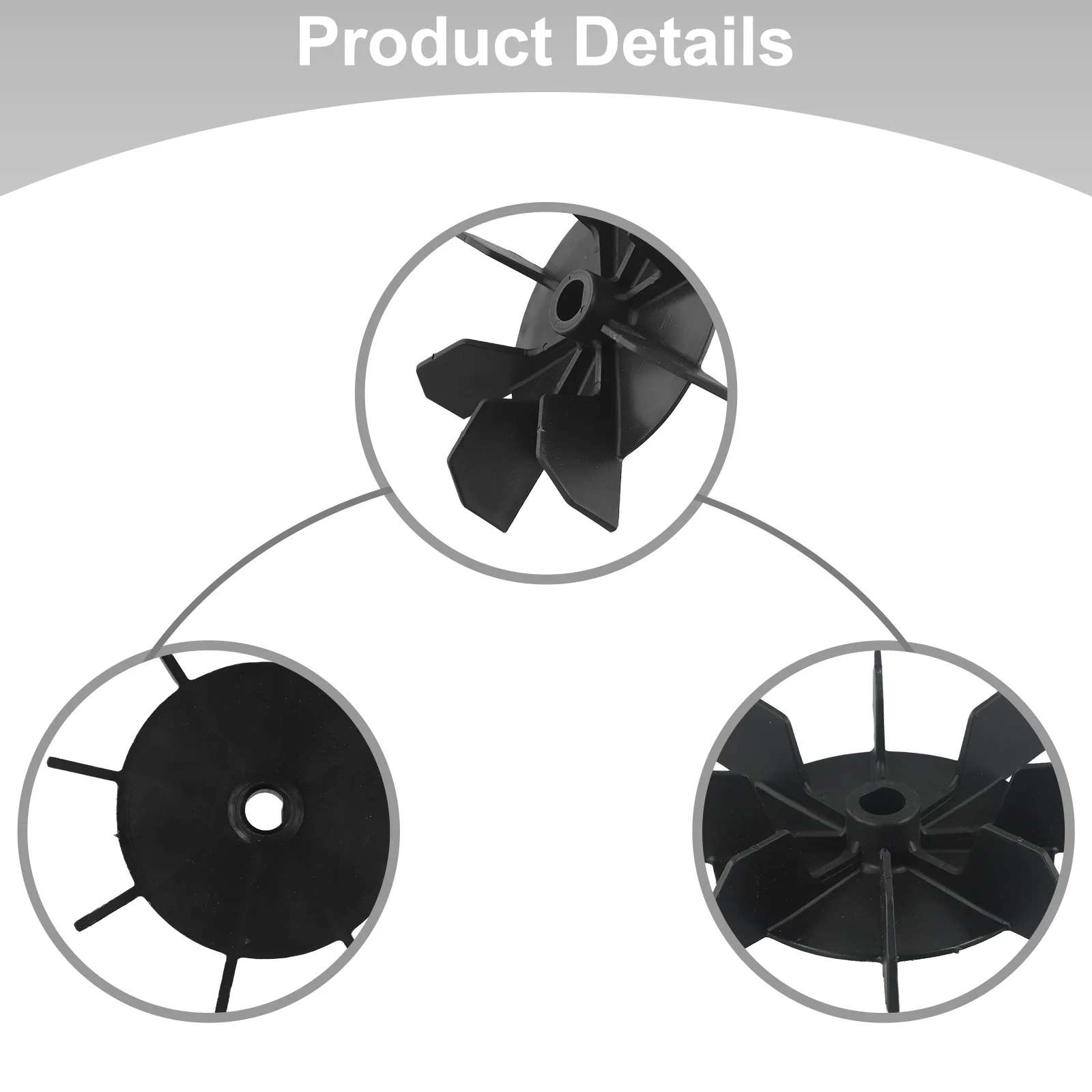 Air Compressor Fan Unit 150mm Outer Dimension with 14mm Center Hole for Direct Integration into Existing Compressor Assemblies