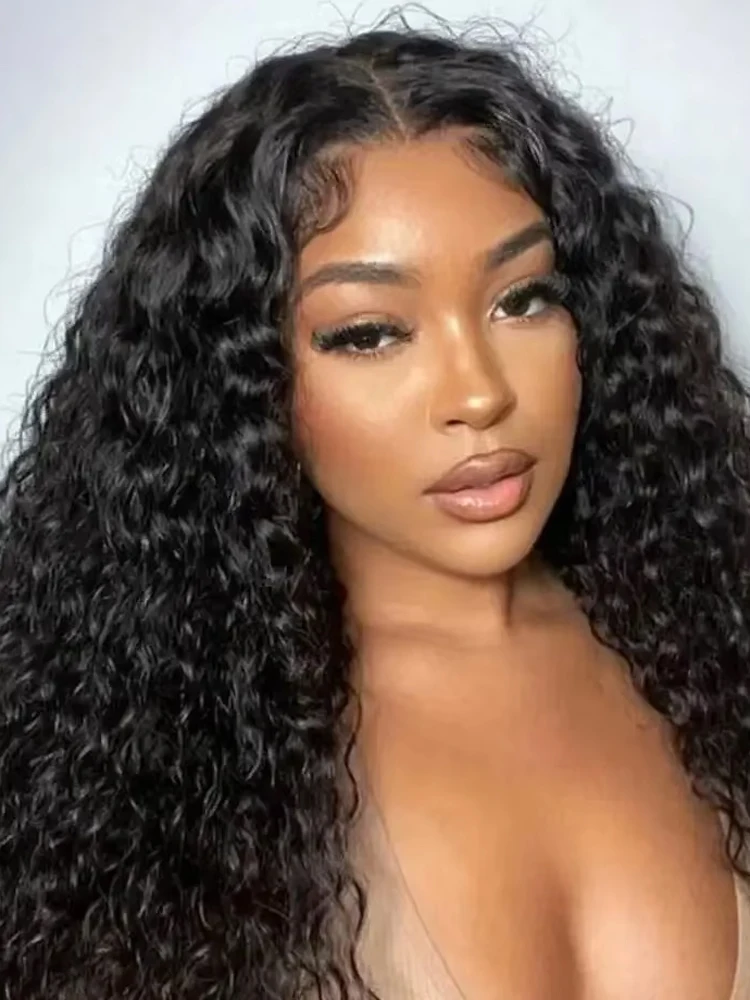 30 40 بوصة موجة عميقة 13x4 13x6 Hd الدانتيل الباروكة الأمامية البرازيلي شعر الإنسان المياه مجعد 360 شعر مستعار دانتيل كامل للنساء 300% الكثافة #1