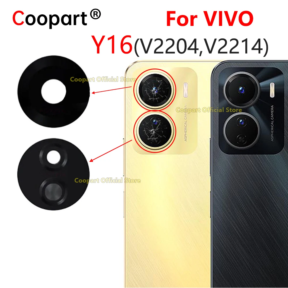 

Замена стекла объектива задней камеры Coopart для vivo Y16 V2204 V2214 с клейкой наклейкой