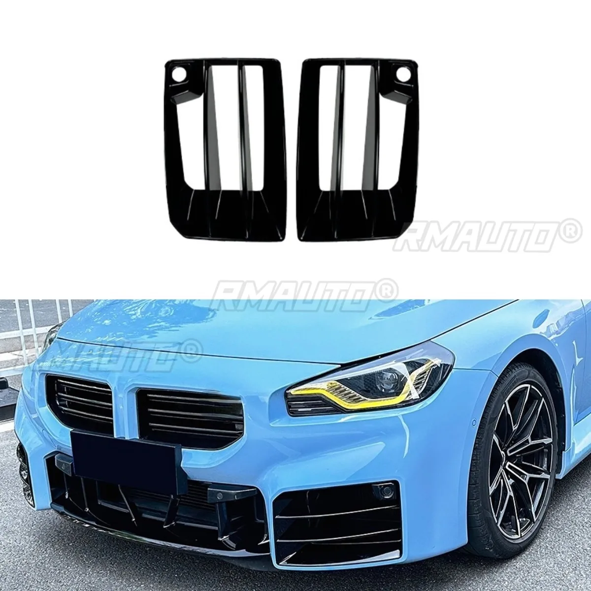 

For BMW 2 Series M2 G87 Front Bumper Side Splitter For BMW 2 Series M2 G87 2023+ Wind Knife Spoiler Tuning Air Blade Body Kit