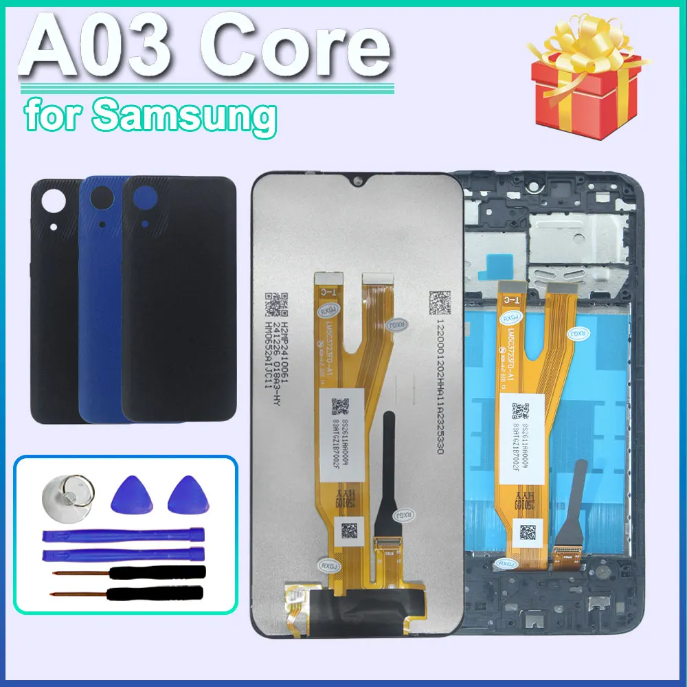 100% Tested LCD for Samsung Galaxy A03 Core LCD Display Touch Screen Digitizer Replacement Assembly for Samsung A03 Core A032
