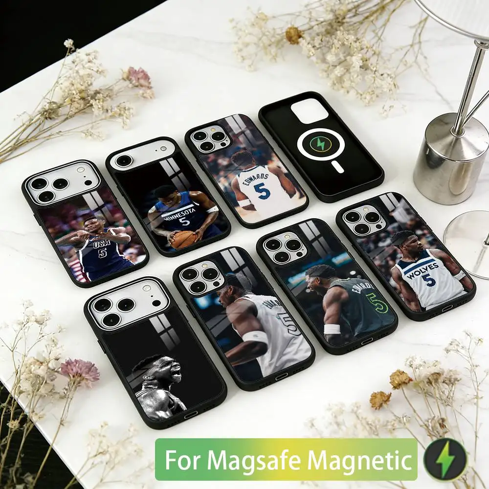 

Anthony Edwards Antman 5 Phone Case For iPhone17,16,15,14,13,12,11 Plus,Pro Magnetic with Magsafe Wireless Charging