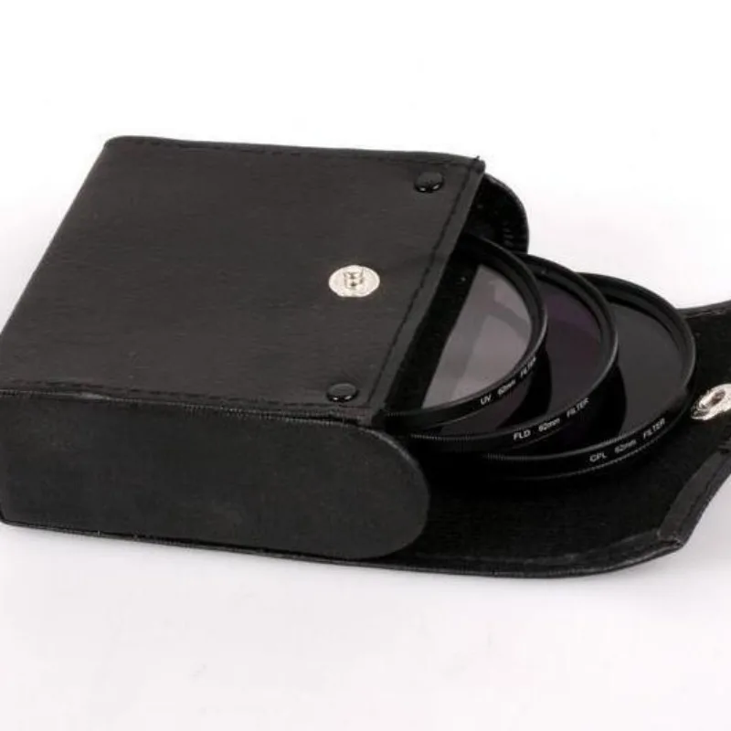 

SLR Camera Filter Set UV Mirror, Protective Mirror CPL Polarizer FLD Fluorescent Mirror 3-piece Filter Bag