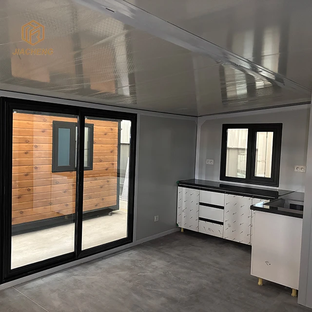 40Ft 20Ft Prefab Villa 2 3 4 5 Bedrooms Prefabricated Foldable Expandable Container House Portable Mobile Tiny Home