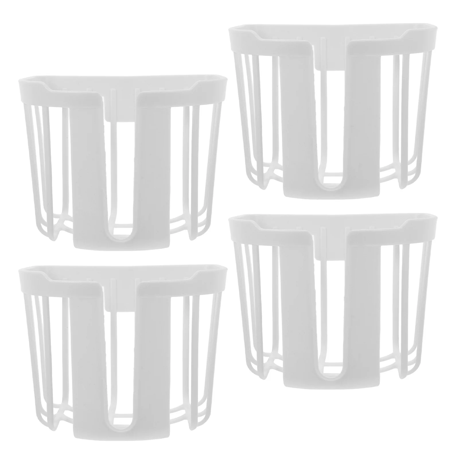 

4pcs Wall Hanging Planters Basket For Indoor Outdoor Balcony Porch Rail Garden Decoration Plastic Hanging Plant Container