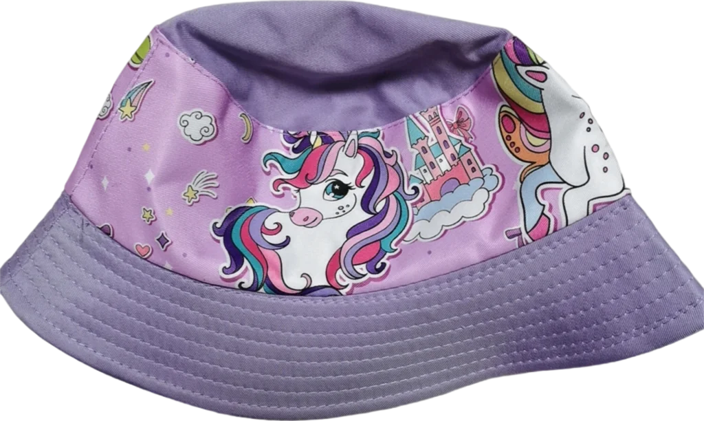 bucket hat for 2-6 years unicorn rianbow fashion hats cap girls summer sun fishman hat cap for girls kids