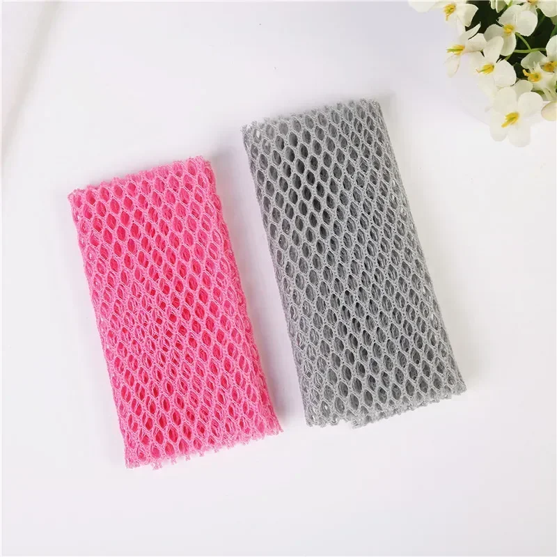 New Mesh Non-stick Dishwashing Cloth Mesh Dishwashing Towel Mesh Cloth Cleaning Scouring Pad Cleaning Tools Kichen Accessories