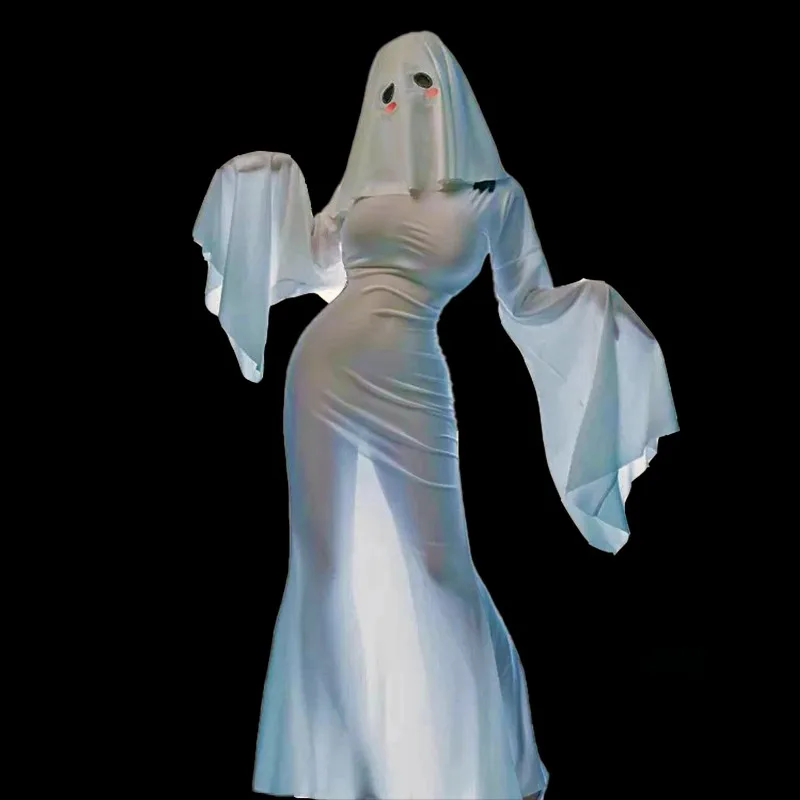 Maßstab 1/6 weibliche Soldaten Puppe COS Kleidung weißen Rock Stirnband Garn Set Kleidung Modell für 12" PH TBL Zubehör Körper