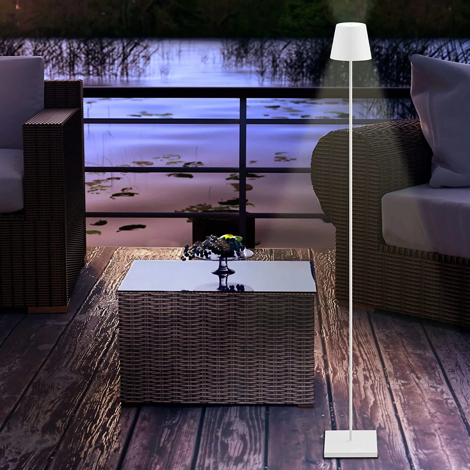 aluminio recarregavel portatil floor lamp cordless luz impermeavel energy saving usb sala de estar ip54 01