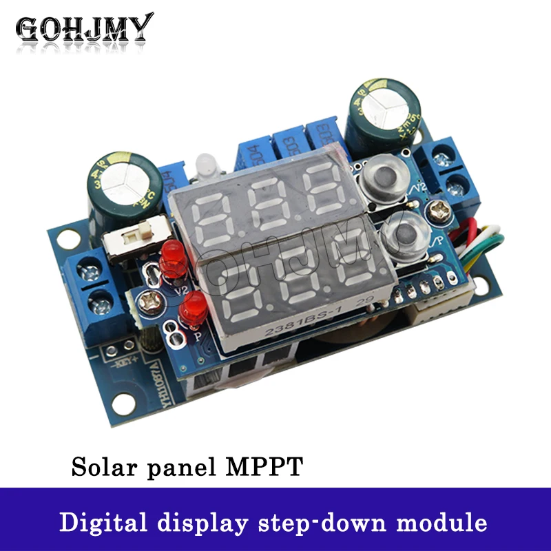 Solar panel MPPT controller 5A DCDC digital display step-down module constant voltage and current charging