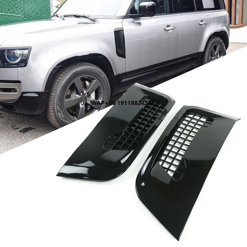 

OE Style High Gloss Side Fender Vents Inserts for Defender 2020 L663