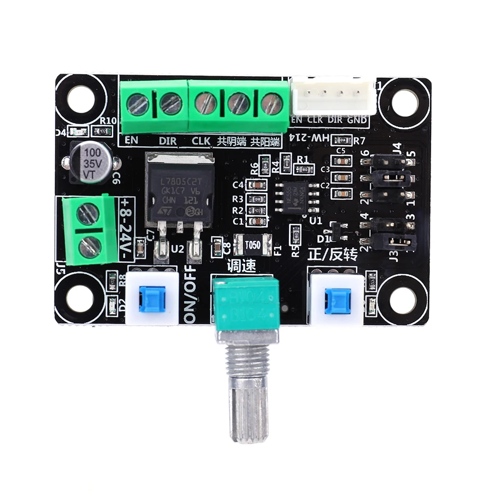 Stepper Motor Controller Board Speeds Regulation Signal Pulse Generation Module Positive Negative Rotation Control for MKS OSC