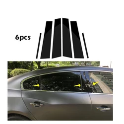 Glossy Black Door Window Pillar Posts Fit For Buick Lacrosse 2010 2011 2012 2013 2014 2015 2016 Trim Cover Sticker Exterior Patr