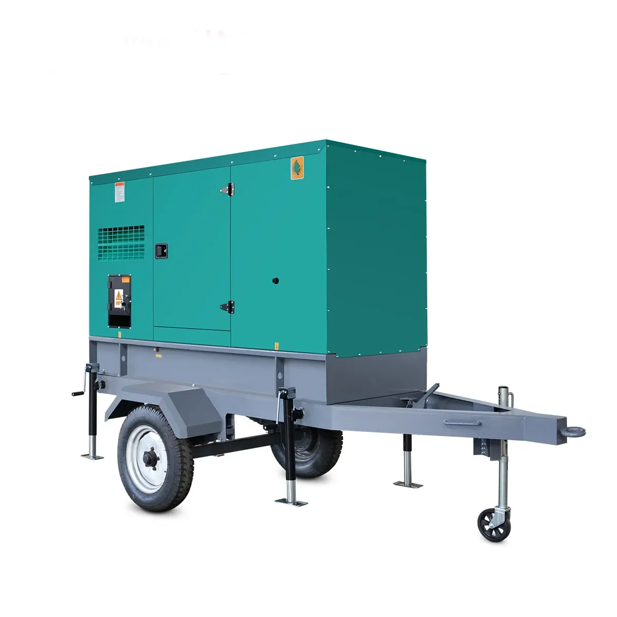 50hz three phase 32kw 40kva silent trailer diesel generator with cummins engine 4BT3.9-G2