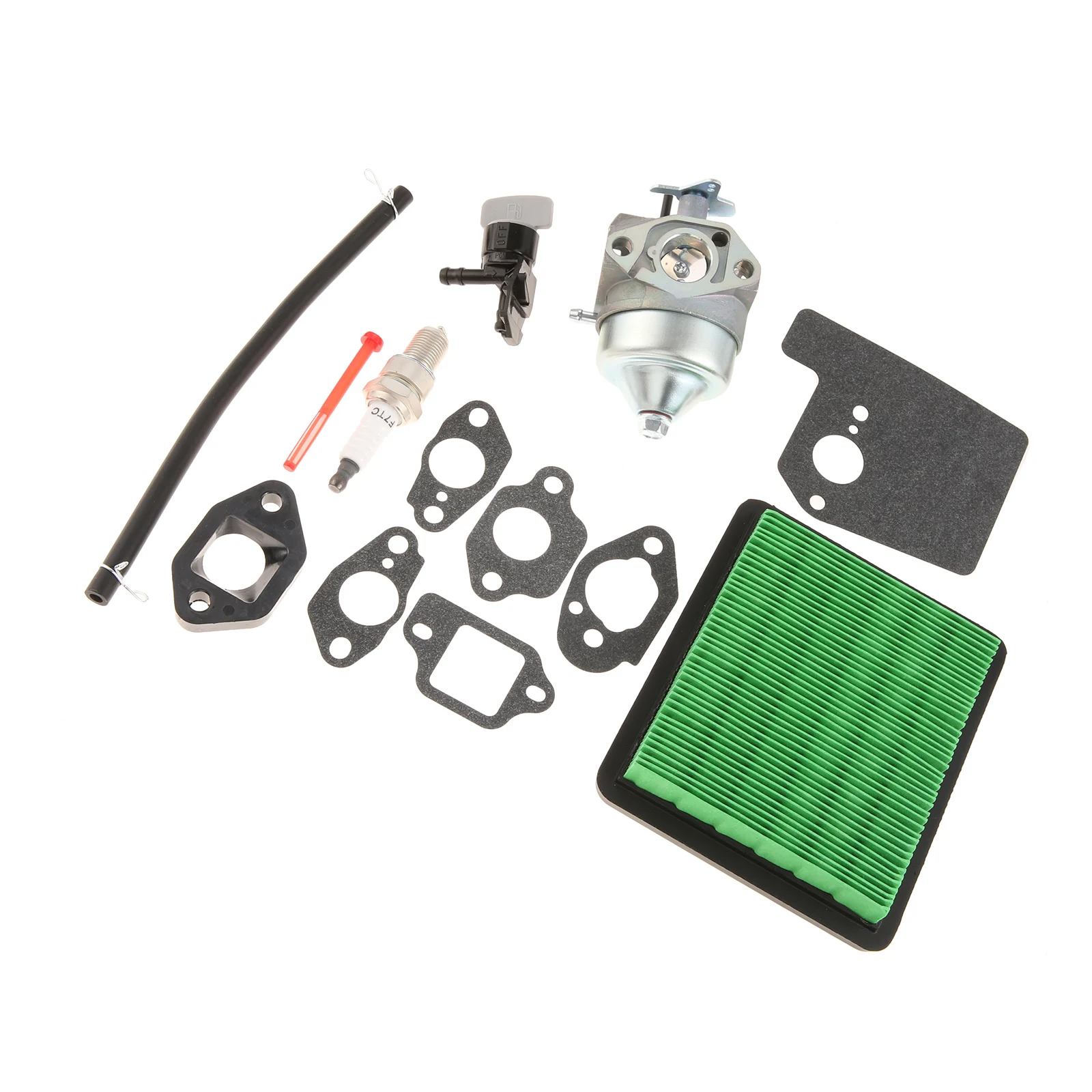 

Комплект для замены карбюратора GX200: рычаг дроссельной заслонки, свеча зажигания, прокладки, датчик уровня масла для Honda (артикулы 16100-ZH8-W61, 16100-ZH8-W51)