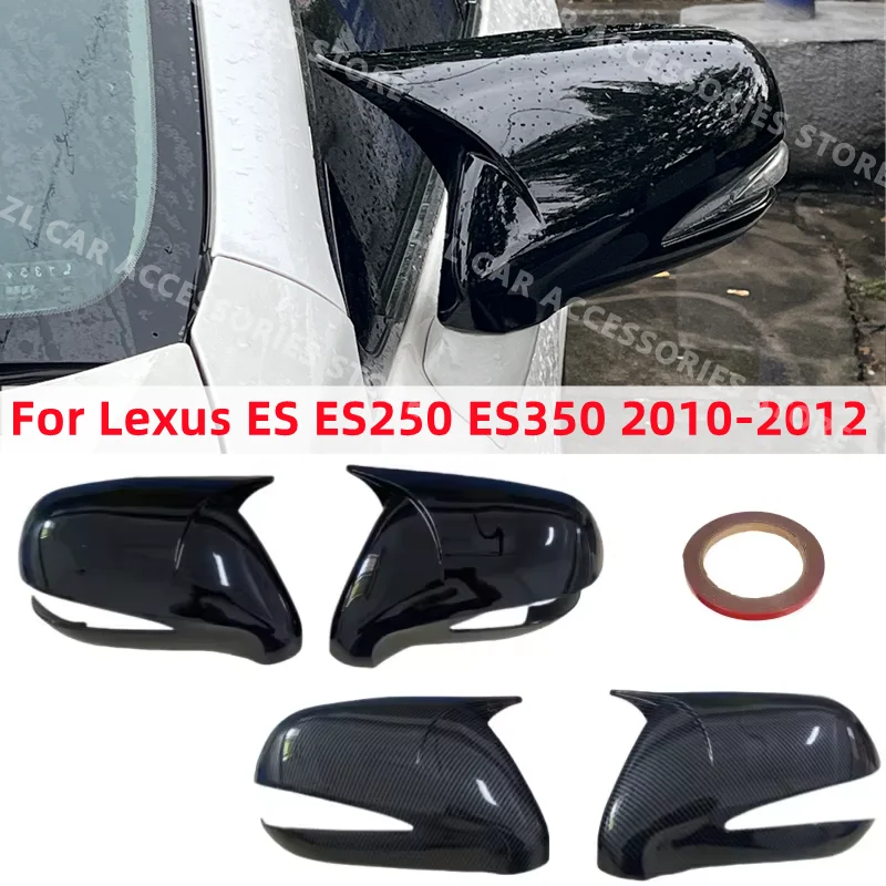 

For Lexus ES 2010-2012 ES250 ES350 LHD Pair Rearview Mirror Cover Side Reversing Mirror Cap Rear View Mirror Trim M Style