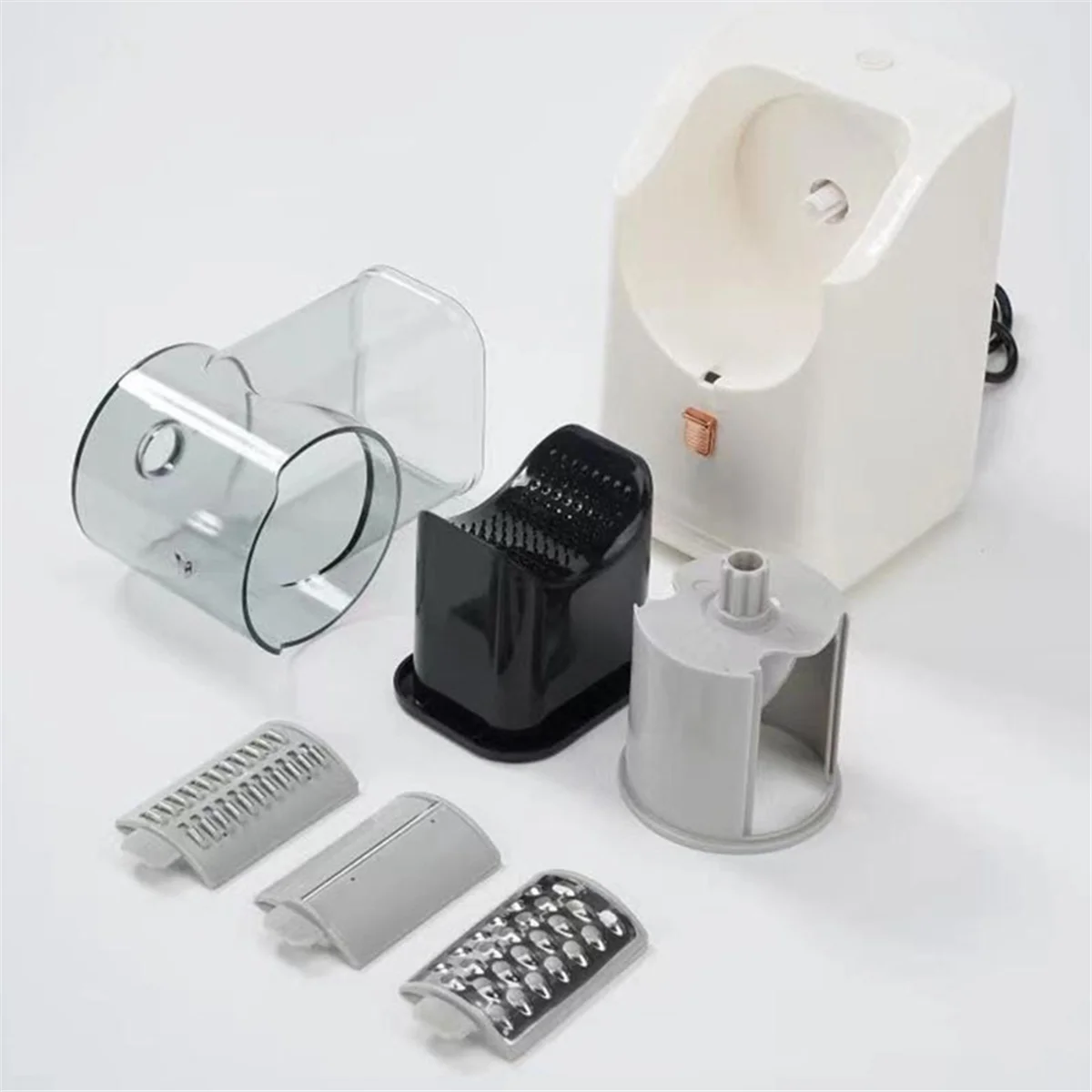

New Versatile Electric Cheese Grater Detachable Electric Salad Maker for Home Kitchen Vegetable Slicer for Potato Cheeses