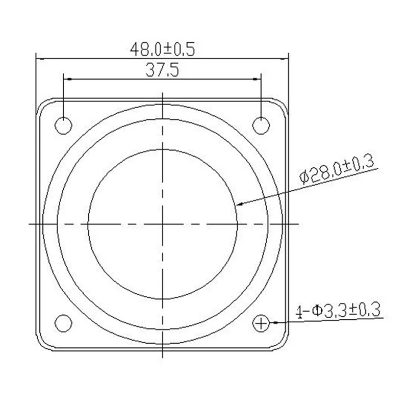 Altoparlante Audio da 1.8 pollici 4Ω 10W 48Mm altoparlante multimediale per basso suono fai da te Mini altoparlante con foro di montaggio