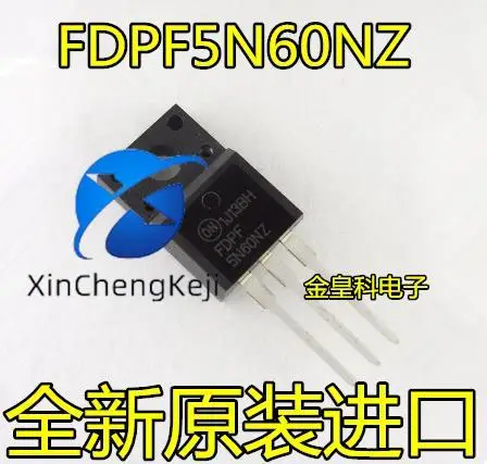 

30pcs original new FDPF5N60NZ 5N60 FET MOS triode 5A 600V