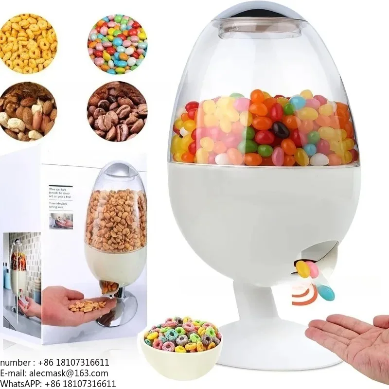 Snack storage storage tank Multifunctional automatic sensing contactless candy dispenser
