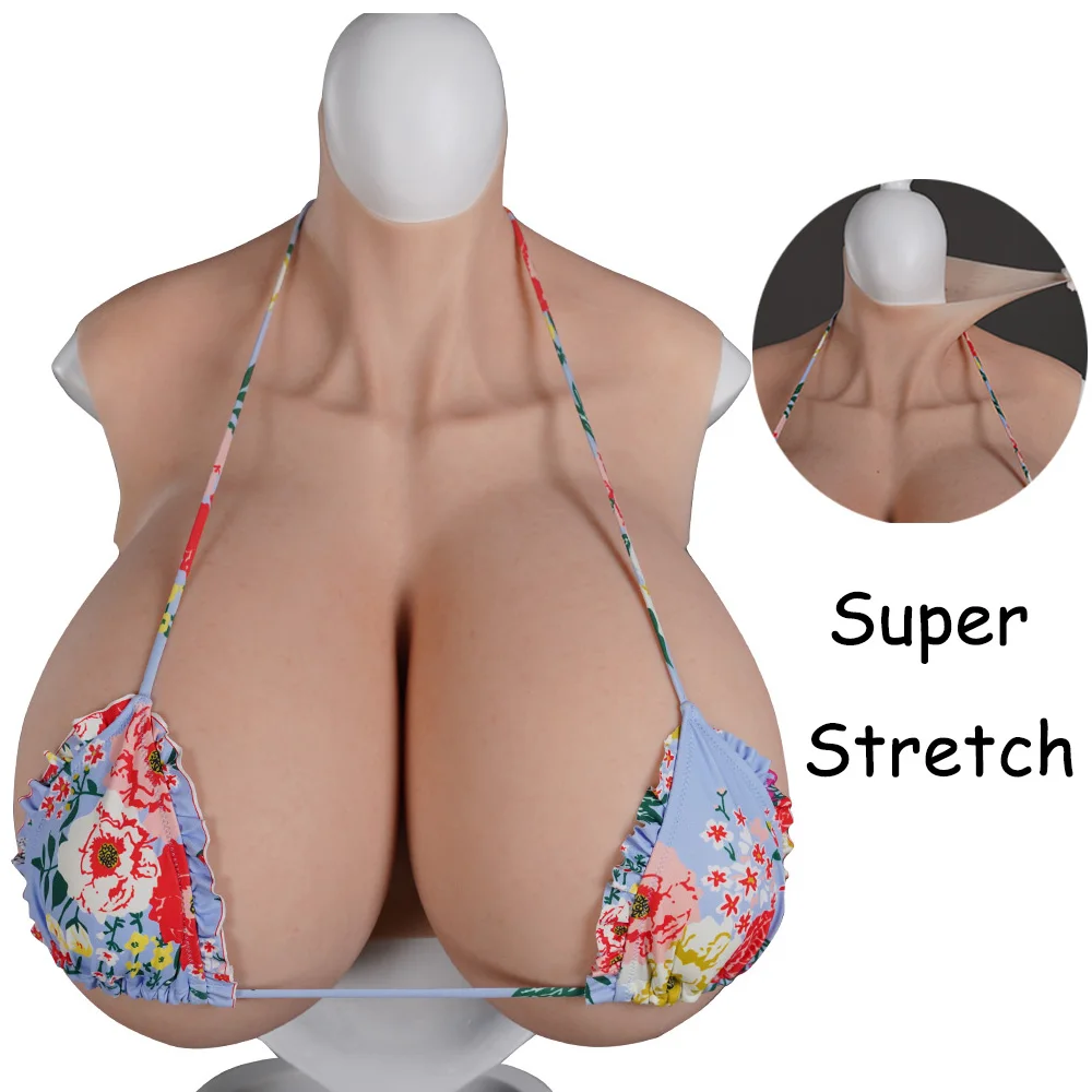 Z Cup Silicone Fake Breasts Forms No Oil Realistic Huge Boobs Men To Women Crossdresser Shemale Sissy Drag Queen Transvestite