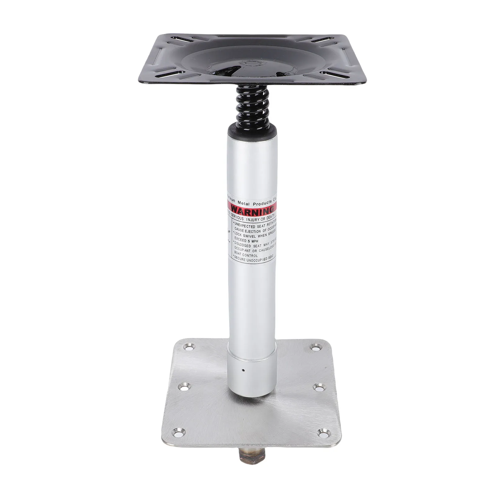 

Boat Seat Pedestal Base Mount Kit with 3/4in Seat Pin Post 7in X 7in Base Plate for Pontoon Jon Bass Boats Marine Accessories