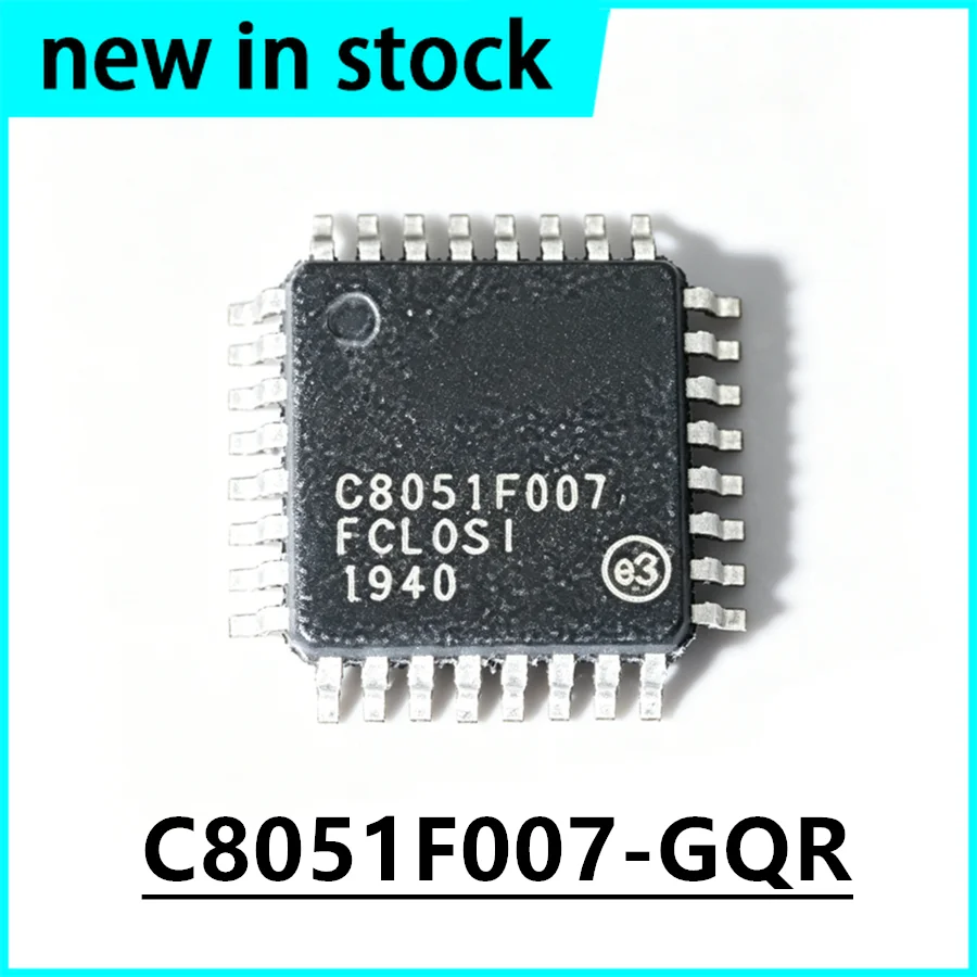 1PCS New C8051F007-GQR C8051F007 QFP32 SMT Microcontroller Chip in Stock