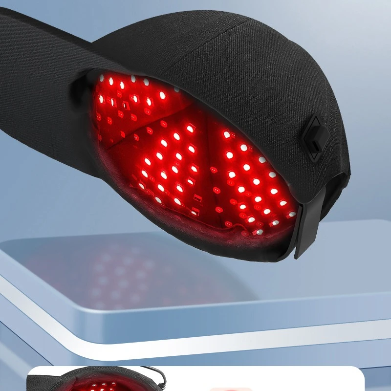 Red‑Light Hair Growth Cap Home‑use LED Scalp Therapy Helmet Oil‑Control Hair Thickening & Nourishing Hot‑Compress Scalp‑Care