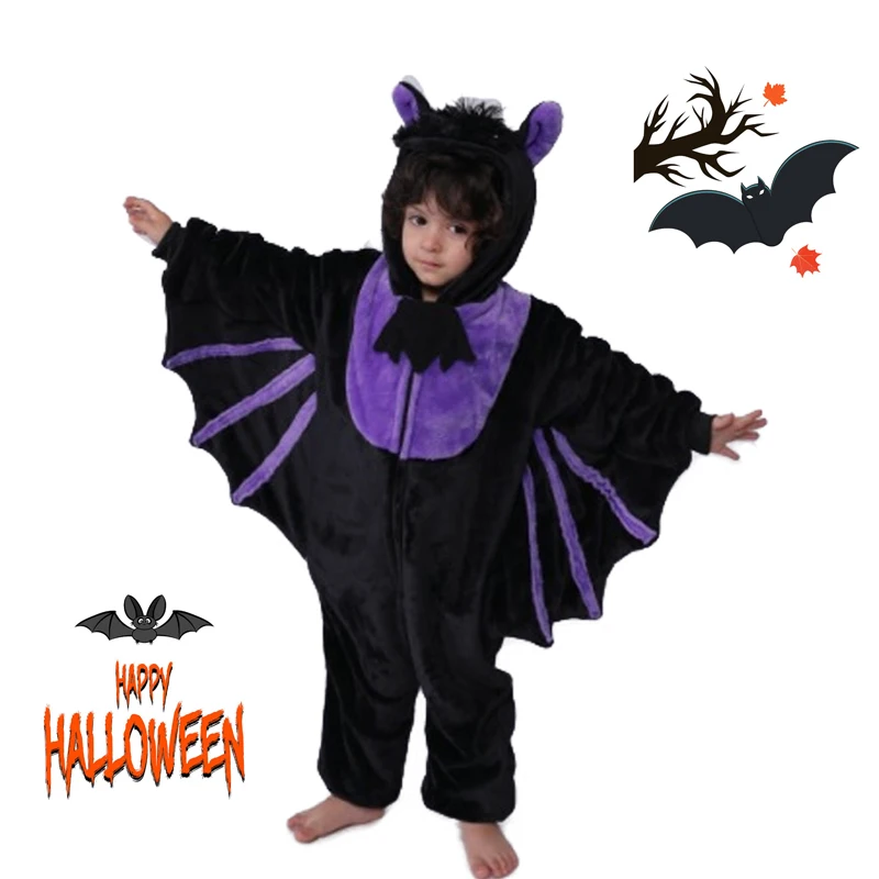 

New adult children Halloween bat costume kindergarten activity vampire bat cosplay pajamas party performance costume