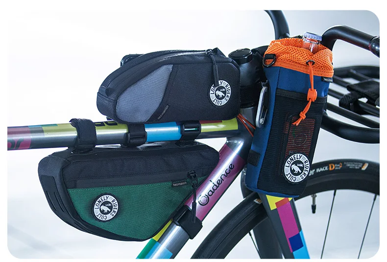 ULAC Fahrradtaschen 1,5L Rahmenrohrtasche Fahrrad-Vordertasche Wasserdichtes Material Kleine Innen-/Seitentasche MTB Rennrad-Tasche – Detail 11
